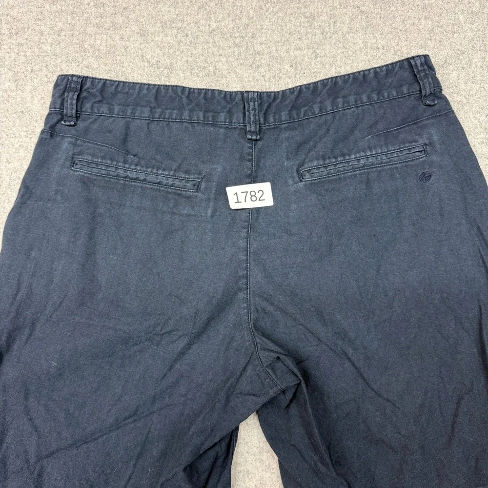 Rag & Bone Chino Shorts 33 Navy Blue Flat Front Cotton Casual Summer Men 1782